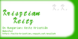 krisztian keitz business card